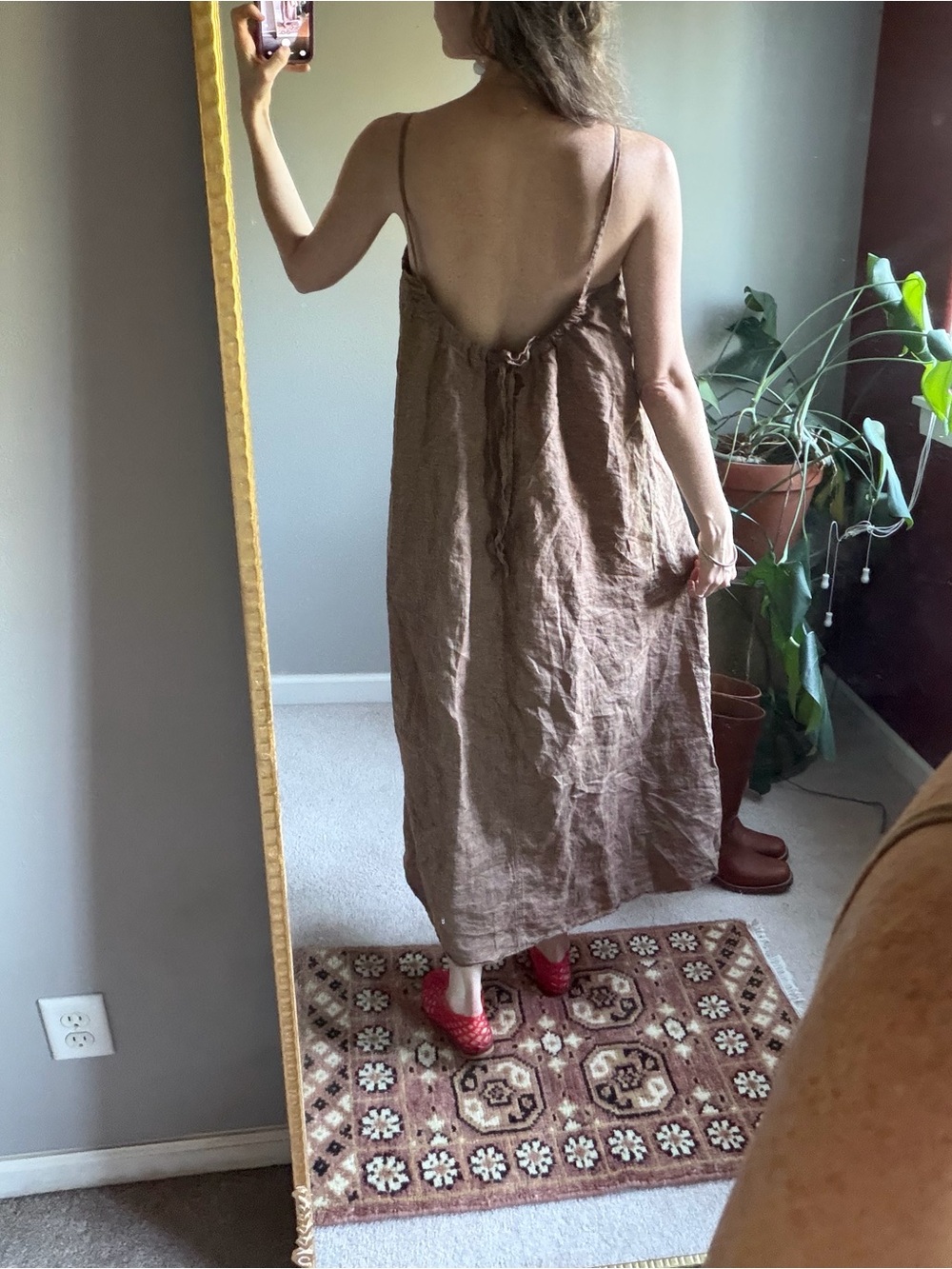 Handmade (by me!) 100% linen dress! - Picture 2 of 10